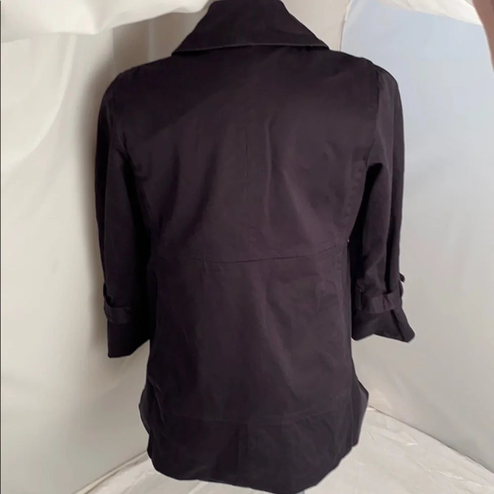 Marc by Marc Jacobs double breasted black trench pea coat M